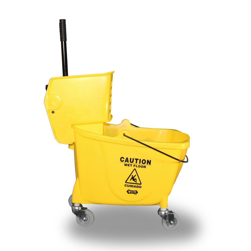 ValuePlus Sidepress Wet Mop Wringer & Bucket Combo with 3" Casters
